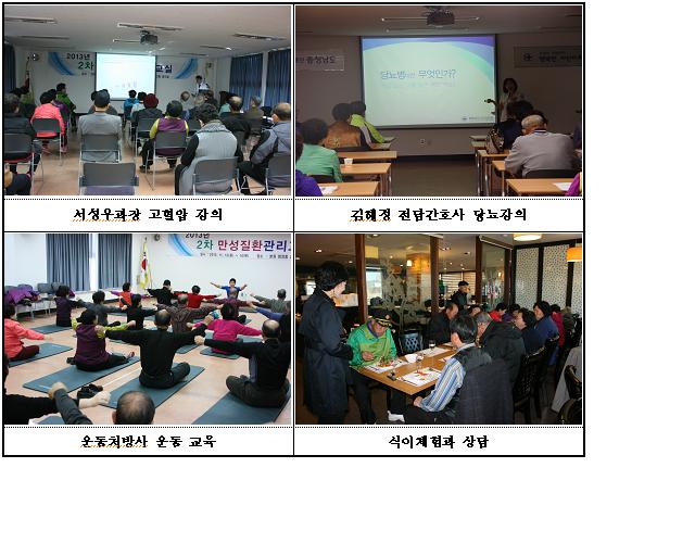 2013년 2차 만성질환관리교실 성료