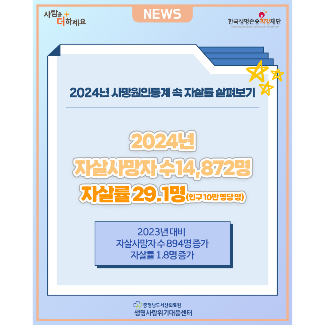 2024년 사망원인통계 속 자살률 살펴보기 첨부 이미지